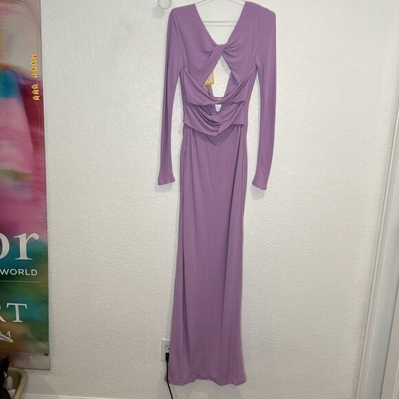 NWT DUNDAS Revolve Orion Lilac Evening Dress US Size Medium/ IT 42 - Picture 7 of 16